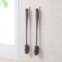 Multi-function Cleaning Brush Food Grade Suspensible Long Handle Milk Bottle Brush Glass Cleaner Cup Scrubber Cleaning Tool