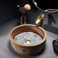 European Style Washbasin, Ceramic Countertop, Washbasin, Artistic Washbasin, Washbasin, Bathroom, Household Use