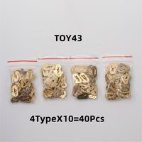 XIEAILI OEM 40Pcs TOY43 Lock Repair Accessories Car Lock Reed Lock Plate For Toyota Camry Corolla