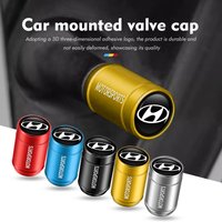 4pcs Car Wheel Tire Valve Caps Air Stem Covers Auto Parts For Hyundai Tucson IX35 I30 I20 Kona Coupe Veloster I40 Getz