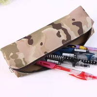 1Pcs Creative Camouflage Pencil Case Stationery School Supplies for Girls Boys Cute Pencil Bag High Capacity Canvas Pencil Box