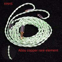 XINHS M4 4-core alloy copper rare element HIFI earphone upgrade line