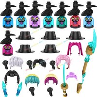 Cartoon Boys Girls singer Models Accessory Assemble Scene Building Blocks Action Figure Bricks Collection Toys Gift WM3091 TP396