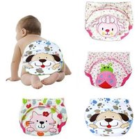 Baby Cotton Learning Pants Diaper Diaper Waterproof Training Pants Breathable Baby Washable Cartoon Training Pants