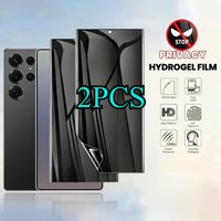 2Pcs Privacy Hydrogel Film For Samsung Galaxy S25 Ultra S24 S23 FE S22 S21 S20 Plus FE Note 20 Ultra 10 Plus Anti-Peeping Film