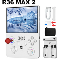 2026 R36 Max 2 Handheld Game Console 4.5 Inch IPS Screen 64G/128G Portable Pocket Player Retro Console Built-in 18000+ Games