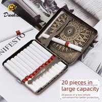 20 pack Sealed Waterproof Business Cigarette Box Fashionable flip up portable large capacity Metal Cigarette case Men Women Gift