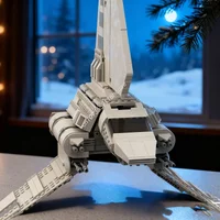 970pcs MOC Imperial Lambda Class Shuttle Star Model Building Blocks Architecture DIY Festival Gift Creative Toy Idea Birthday