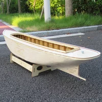 100CM Open Hatch DIY Handmade Boat Wooden Steamboat Kit Model Assembly Ship Board Partsces
