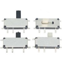 50Pcs MSK12C01 MSK-12C01 micro slide switch power supply switch small pull switch 7 p 7 needle miniature toggle switch MSK12C02