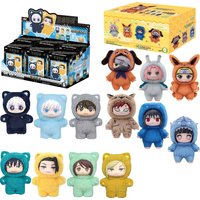 TOPTOYCartoonbackpackpendant,anime peripheral gift box,Naruto Blind box gift Eaki Jujutsu Kaisen Season 2 CatParkPartyGojoSatoru
