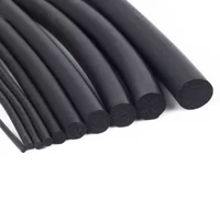 1M/5M/10M EPDM Sealling Strip 3/4/5/6/7/8/10mm Sound Proofing Dustproof Foamed Rubber O Type Round Seal Strips