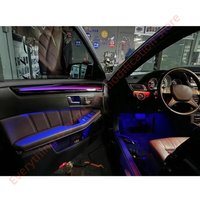LED Atmosphere Lamp For Mercedes-Benz E-Class W212 Replace Ambient Light Auto parts Piano black decoration bar Car accessories