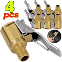 Air Chuck 8mm Brass Inflating Nozzle for Car Truck Motorcycle Tire Air Compressor Tool Garage Industrial Use Quick Connect