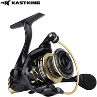 KastKing Valiant Eagle Gold Fishing Spinning Reel 6.2:1 High Speed Gear Ratio For Freshwater Saltwater Reel Faster Line Retrieve