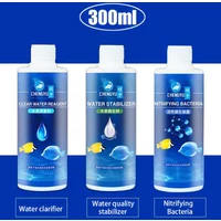 300ml/150ml Aquarium Nitrifying Bacteria Fish Tank Water Purification Sterilization Stabilizer Disinfect Water Treatment Liquid