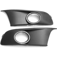 1Pair Car Bumper Fog Light Lamp Chrome Trim Covers & Grills For Vw Caddy Touran 2010 Car Lamp Decoration Accessories
