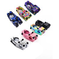 AliExpress NONE BMX Stem 22.2*28.6mm 50mm Lightweight Aluminimun Alloy CNC Bicycle Stem BMX Handbar Stem For Street Freestyle Bike Cycling Part