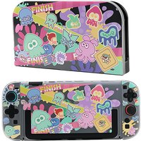 Switch 2 Protective Case Cute Splatoon Colorful Pattern Switch Oled Dockable Case Anime Peripherals for Nintendo Switch 2