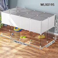 Indoor Pet Iron Fence, Portable Wire Mesh Isolation Fence, Universal Protective Cage for Small Dogs, Cats, and Rabbits