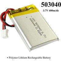 503040 100% Real capacity 3.7V 600mAh Lithium Polymer Rechargeable Battery for Bluetooth Headset PS4 controller GPS navigator