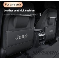 Jeep Wrangler JK JL Grand Cherokee Renegade Compass Gladiator Patriot Commander Car Seat Back AntiKick Pad Rear Seat Storage Bag