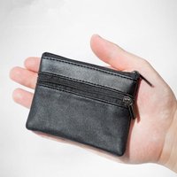 **1PC Women Men Coin Purse Men Small Bag Wallet Change Purses Zipper Money Bags Children Mini Wallets Leather Key Holder