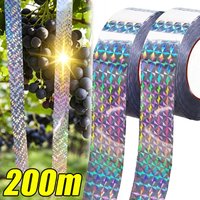 Laser Anti Bird Ribbons Tape Double-sided Reflective Tapes For Outdoor Farm Bird Pest Control Scarer Tape Gardening Accessories