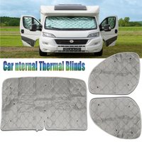 Car Internal Sunshade Blind Reflective Heat Anti-UV Windshield Sunshade Windscreen Cover Auto For Ducato 2006-2022 Citroen Relay