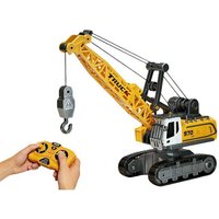 1/64 Mini Desktop RC Car Toy Remote Control Engineering Crane with Sound and Light Toys, Suitable for Boys and Children as Gifts