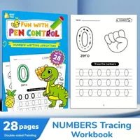 Number Tracing Workbook - Pen Control Practice for Kids, Math Learning Book, Number Tracing 1-100 Homework, Educational Book
