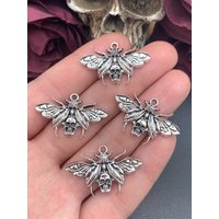 6pcs 34*22mm Gothic Death Head Moth Charm,Wiccan Bug Pendant Statement Dead Head Moth Fit Jewelry Making DIY Jewelry Findings