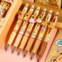 6-piece erasable gel pen set - with erasable tip, 0.5mm blue ink, suitable for office and school supplies, perfect for students,