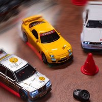 Wen Nan Feng 1:43 RC Drift Car 4WD Full Scale Remote Controlled Vehicle With Gyroscope Desktop Mini Racing Toy For Kids