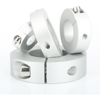High Quality Smooth Body Aluminum Alloy Linear Motion Clamp Precision Split Shaft Collars with Screws