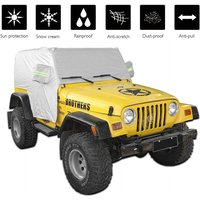 SunShield Cover, For Jeep Wrangler TJ 1997-2006 Snow Rain Cover Weatherproof Car Cover Body Dustproof UV Protector