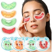 2pcs Reusable Hot Cold Gel Eye Mask & Ice Pack, Soft Fitted Compress for Eye, Face & Body Relaxation, Daily Home Care