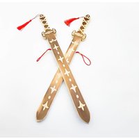 52cm/20.47in Katana Sword Wooden Ruyi Medieval Cosplay Anime Peripherals Model Props With Sheath Party Supplies Collectible Toy