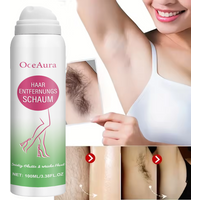 Schmerzloses Haarentfernungsspray Unterarm Privatkörper Beinhaar Entfernungscreme Wachstumshemmer Enthaarungs-Körperpflege für Männer Frauen