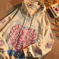 ♥ New 2026 Pink Skeleton Hoodies Women Autumn Streetwear pullover Goth Sweatshirts Harajuku Grunge Oversized Winte ★Bear House