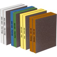 8Pcs Double-Sided Sponge Sanding Pads, Portable for Car Polishing & Furniture, Grits: 120-180/240-320/500-600/800-1000/1200-1500