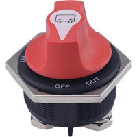 Boat Battery Disconnect Switch, Battery Master Power Cut Off Switch, 300A Battery Isolator Kill Switches for Marine Car RV