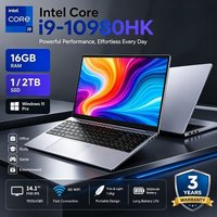 NOWY laptop z procesorem Intel Core i9-10980HK, ekran 14,1 cala, 16 GB pamięci RAM, dysk SSD o pojemności 1 TB lub 2 TB, przenośny laptop do gier, system Windows 11, komputer stacjonarny z pakietem