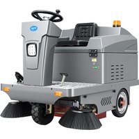 New Street Sweeper Automatic Road Sweeping Machine with Brush Industrial Ride-on Street Cleaner for Factory
