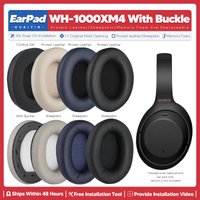 Replacement Ear Pads for Sony WH 1000XM4 Headphone Accessories Earpads Headset Ear Cushion Repair Parts Protein Leather
