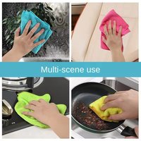 Home Microfiber Cleaning Cloth Rags Dishwashing Cloth Household Rag Kitchen Bathroom Cleaning Towel Durable Absorbent Towel