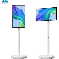 2026 Fashion popular 21.5 Inch Battery-power Android 13 Lg Stand By Me Tv In-cell Touch Screen Gym Gaming Live Room Smart Tv