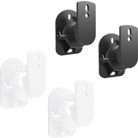 Satellite Speaker Wall Mount Surround Sound Bracket Satellite Bookshelf Box Long Arm Easy to Install 180 Degree Rotation