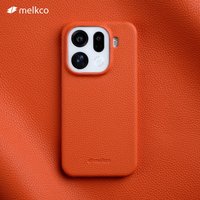 Melkco 100% Genuine Leather Phone Case For OPPO Find X9 Pro X8 Ultra X8 Pro X8S Plus Luxury Plain Cowhide Hard Cover With Box