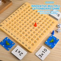 Multiplication Board Game Math Tabletop Game Chess Family Gathering Halloween Thanksgiving and Christmas Birthday Gift